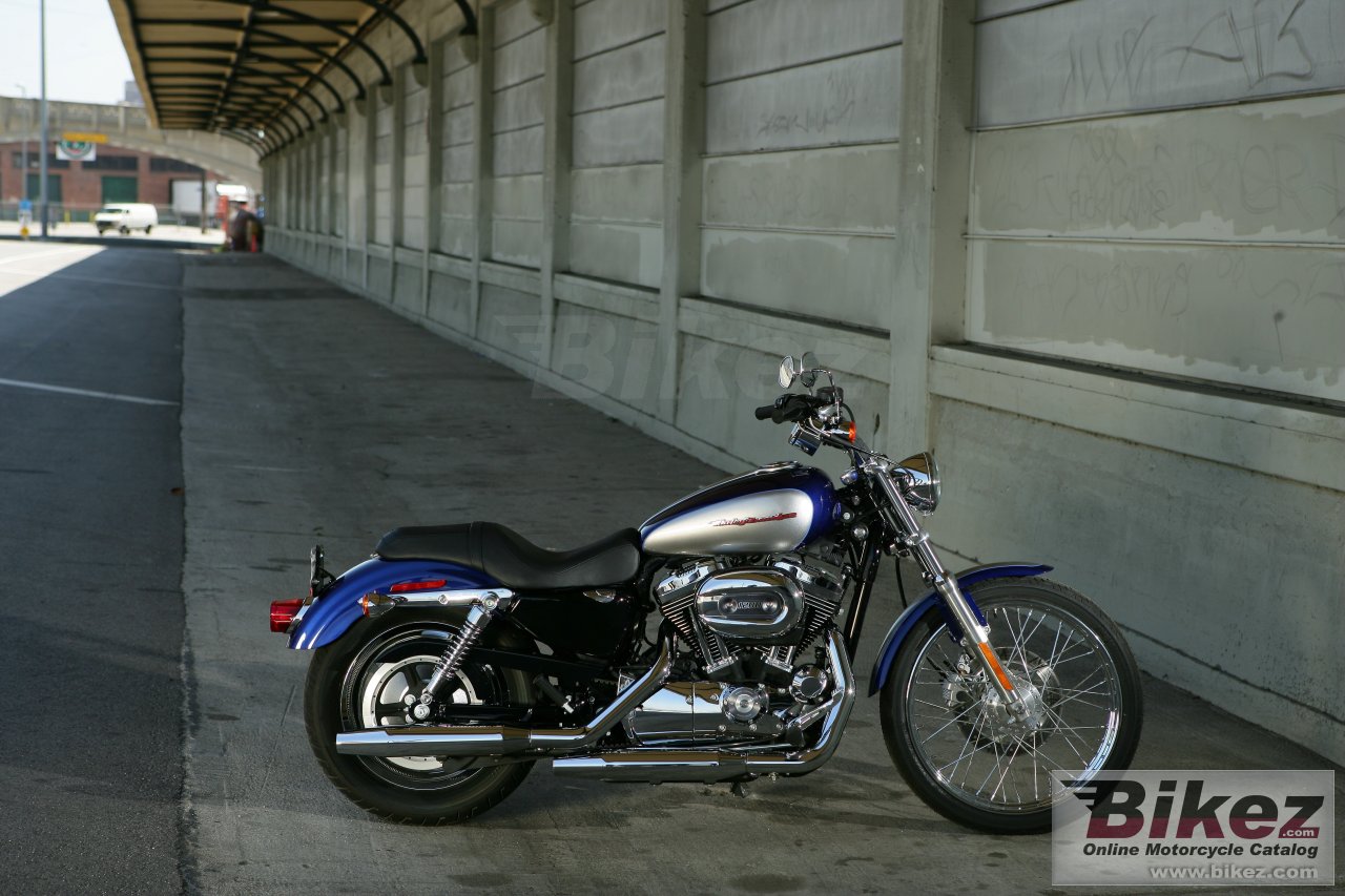 Big Harley-Davidson xl1200c sportster custom picture and wallpaper from Bikez.com